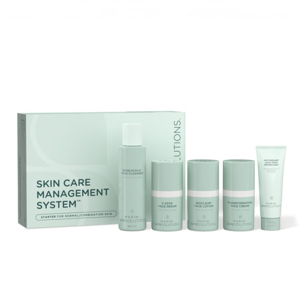 Starter Skin Care Management System - Normal/Combination Skin with Antioxidant Daily Face Protectant